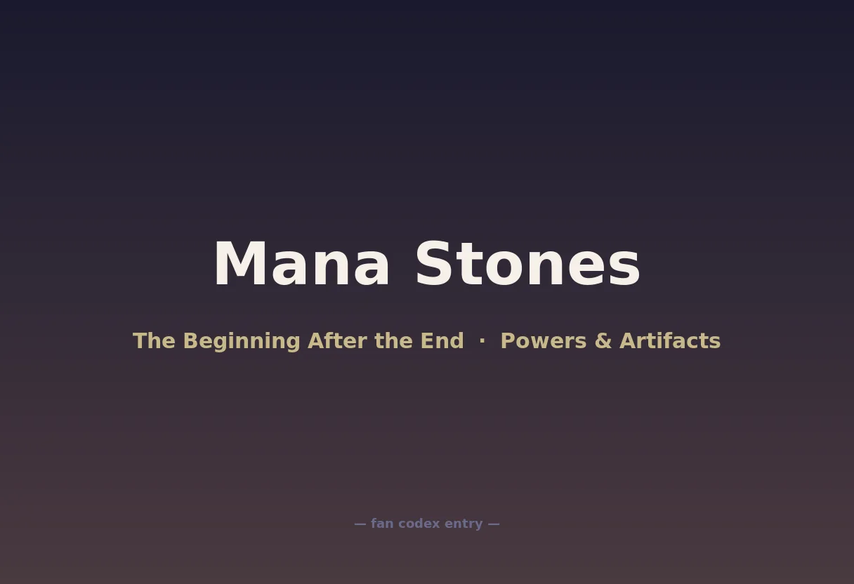 Mana Stones